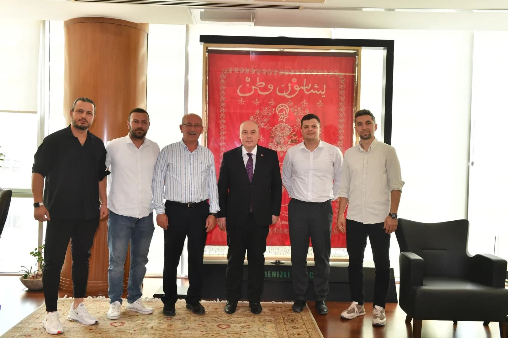 HOROZ TUZ Yönetim Kurulu Başkanı Hamdi Yılmazlı ve Genel Müdürü Erdinç Yıldırım'ı ziyaret